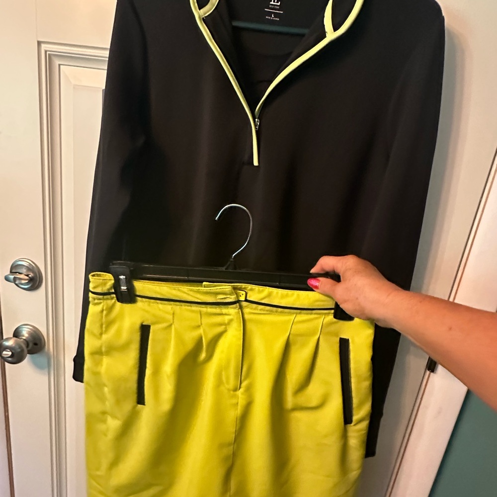 EP Pro Black and Neon Yellow Outfit
